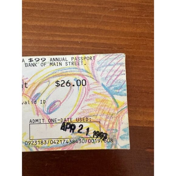 Vintage Disneyland One Day Passport Ticket - Southern California Resident (1997) - Picture 4 of 7